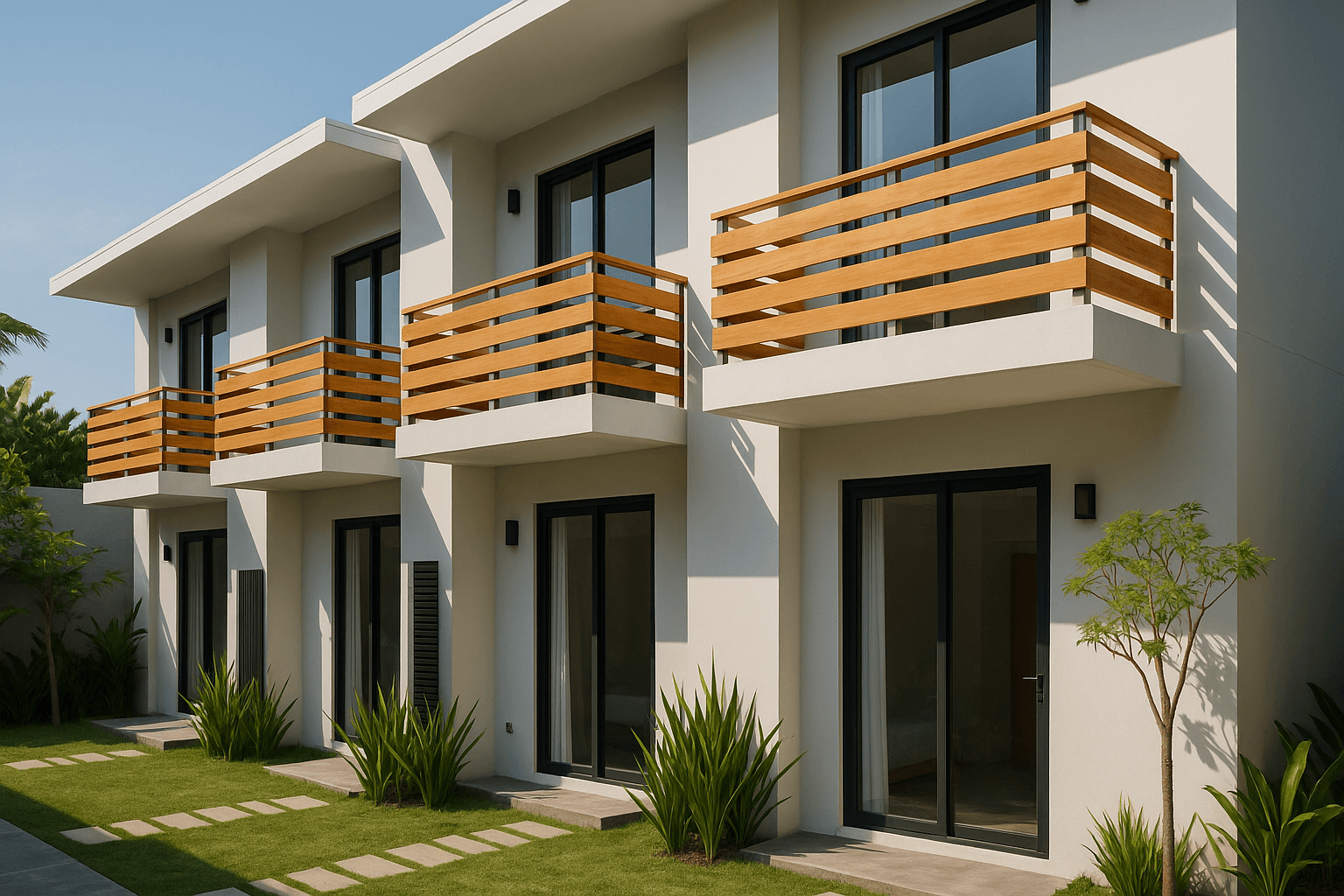 Modern property exterior